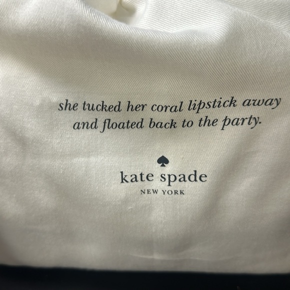 Kate Spade Sequin Tweed Crossbody Bag off-white/light beige quilted w sequins - Picture 11 of 11